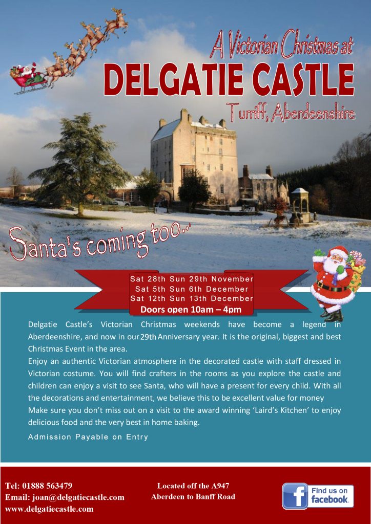A Victorian Christmas at Delgatie Castle